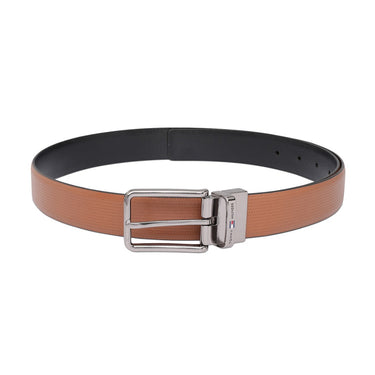 Tommy Hilfiger Allmans Men's Reversible Belt Tan & Black