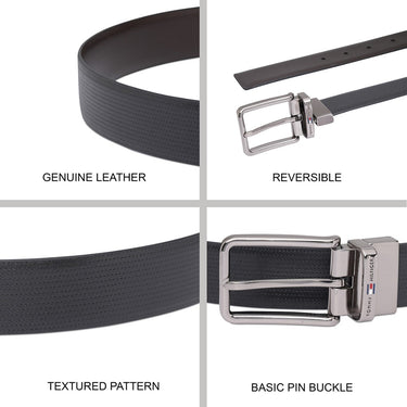 Tommy Hilfiger Allmans Men's Reversible Belt Black & Brown