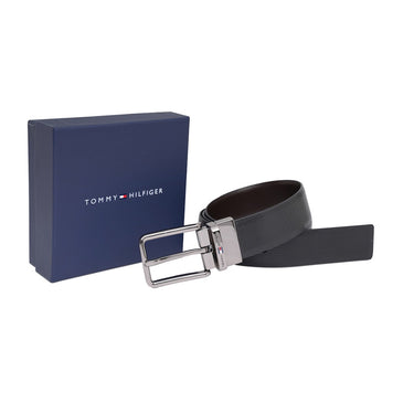 Tommy Hilfiger Allmans Men's Reversible Belt Black & Brown
