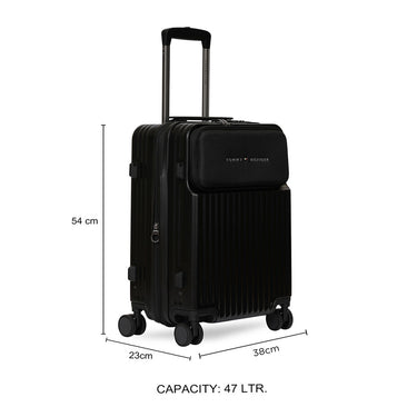 Tommy Hilfiger Pittsburg Hard Luggage Black Cabin