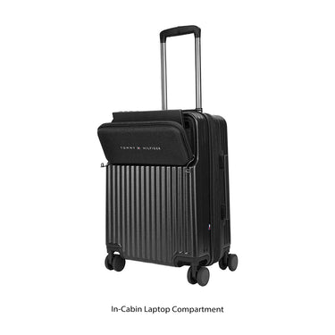 Tommy Hilfiger Pittsburg Hard Luggage Black Cabin