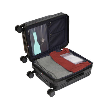 Tommy Hilfiger Pittsburg Hard Luggage Black Cabin