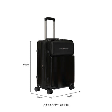 Tommy Hilfiger Pittsburg Hard Luggage Black Mid
