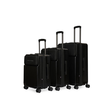 Tommy Hilfiger Pittsburg Hard Luggage Black Cargo