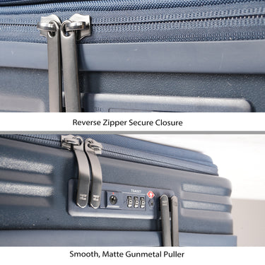 Tommy Hilfiger Pittsburg Hard Luggage Mid Navy