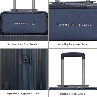 Tommy Hilfiger Pittsburg Hard Luggage Mid Navy
