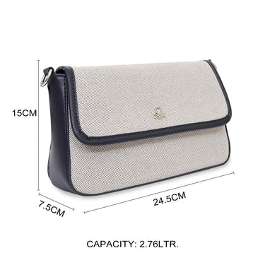 United Colors Of Benetton Lidia Women S Sling Light Grey & Navy