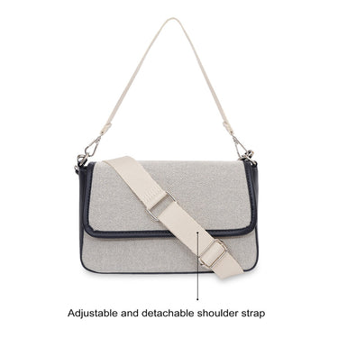 United Colors Of Benetton Lidia Women S Sling Light Grey & Navy