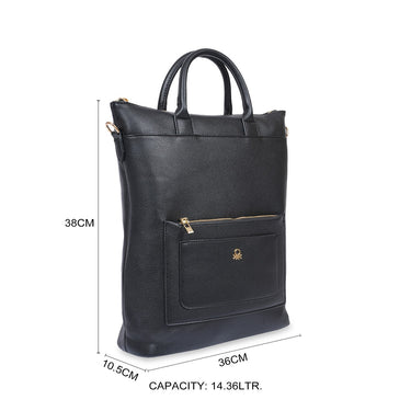 United Colors Of Benetton Roberta Women S Tote Backpack Black