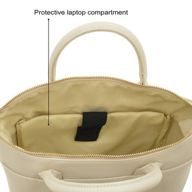 United Colors Of Benetton Roberta Women S Tote Backpack Ivory