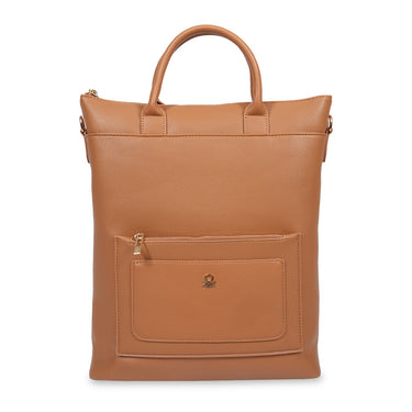 United Colors Of Benetton Roberta Women S Tote Backpack Tan