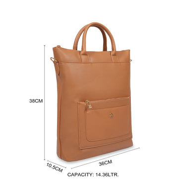 United Colors Of Benetton Roberta Women S Tote Backpack Tan