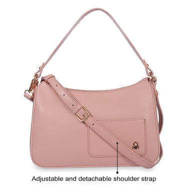 United Colors Of Benetton Silvia Women S Shoulder Bag Pink