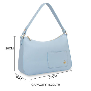 United Colors Of Benetton Silvia Women S Shoulder Bag Blue