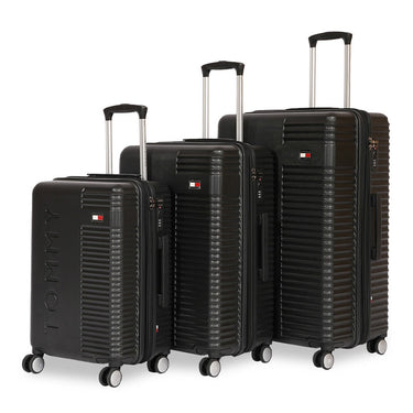 Tommy Hilfiger Rockfill X Hard Luggage Black Mid