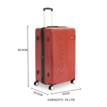 Tommy Hilfiger Rockfill X Hard Luggage Mid Wine