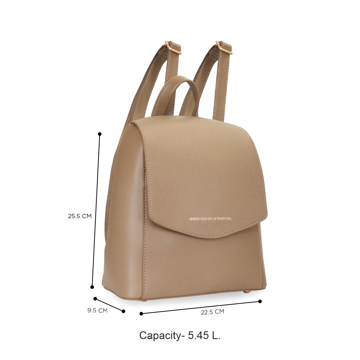 benetton backpack leather United Colors of Benetton Kaspar Women's Backpack – BAGLINE