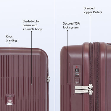 United Colors of Benetton Trex Hard Luggage