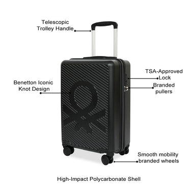 United Colors of Benetton Glide Hard Luggage Cabin