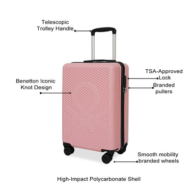 United Colors of Benetton Glide Hard Luggage Cabin