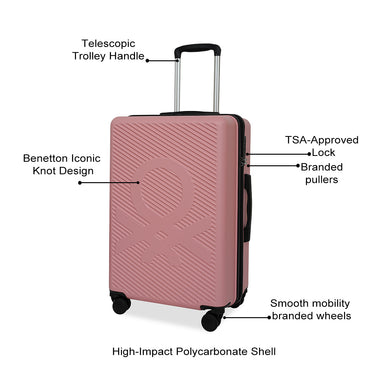 United Colors of Benetton Glide Hard Luggage mid