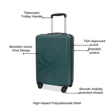United Colors of Benetton Glide Hard Luggage Cabin