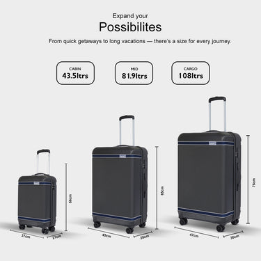 Aeropostale Denver Hard Luggage cabin