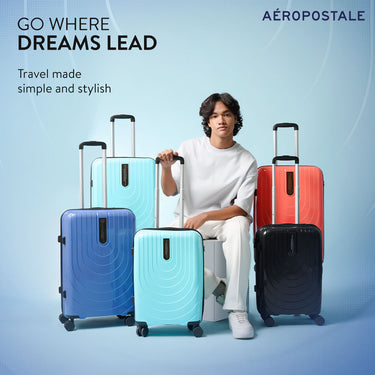 Aeropostale The Curvy Eagle Hard Luggage Turkish Sea Mid