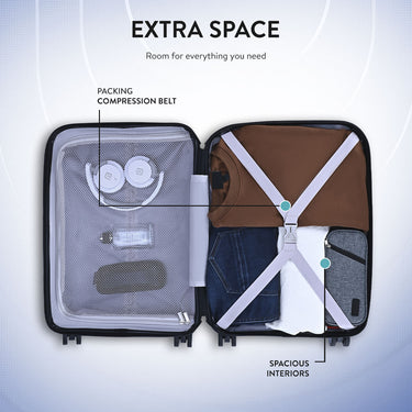Aeropostale The Curvy Eagle Hard Luggage Turkish Sea Mid