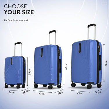 Aeropostale The Curvy Eagle Hard Luggage Turkish Sea Mid