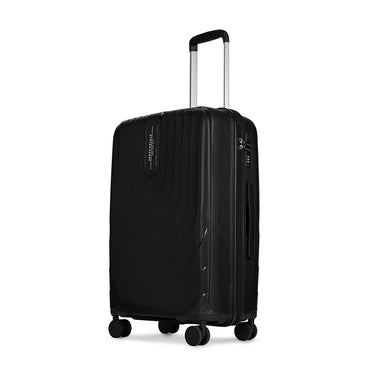 Aeropostale The Curvy Eagle Hard Luggage Black Mid