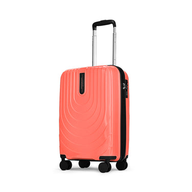 Aeropostale The Curvy Eagle Hard Luggage Burnt Coral Cabin