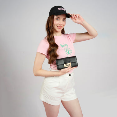 Juicy Couture L'Aura Trove Women's Flap Wallet with Sling