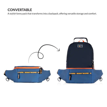 Monkey Troopers Banger Convertible Backpack