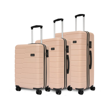 Aeropostale Stout Hard Luggage Beige (Set of 3)