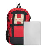 Tommy Hilfiger Biker Club Hilfiger Unisex Water-Resistant Laptop Bag Red
