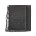 The Vertical Ranger Trifold Wallet Black Fs