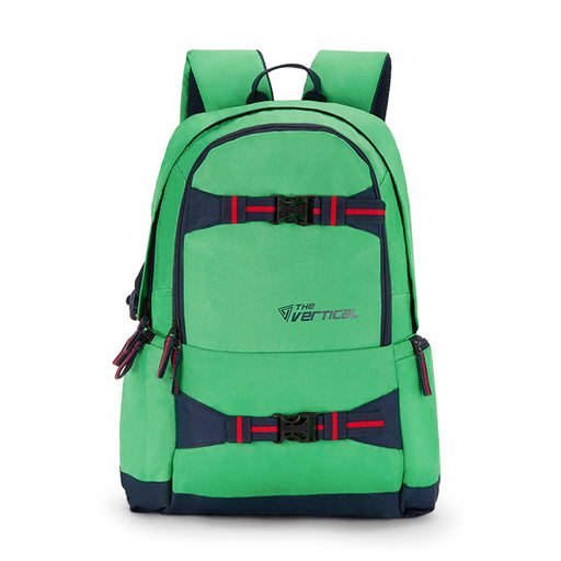The Vertical Sage Unisex Polyester Water Resistant Stylish Backpack Green