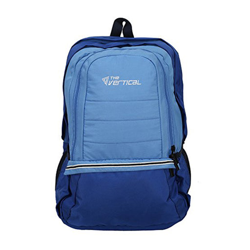 The Vertical Berg Unisex Polyester Water Resistant Backpack Blue