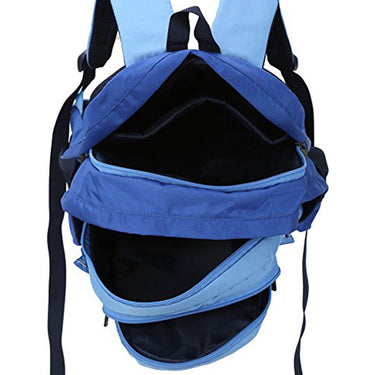 The Vertical Berg Unisex Polyester Water Resistant Backpack Blue