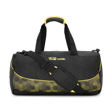 The Vertical Impulse Unisex Polyester Duffel Black