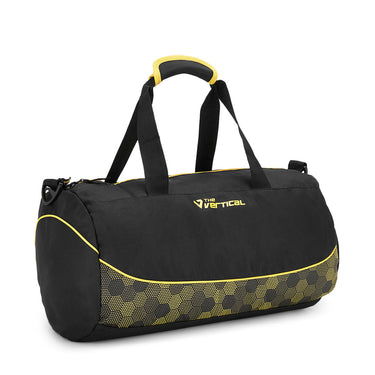 The Vertical Impulse Unisex Polyester Duffel Black