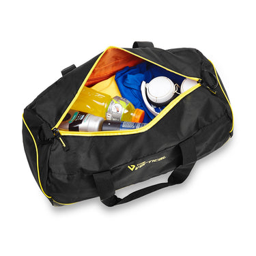 The Vertical Impulse Unisex Polyester Duffel Black