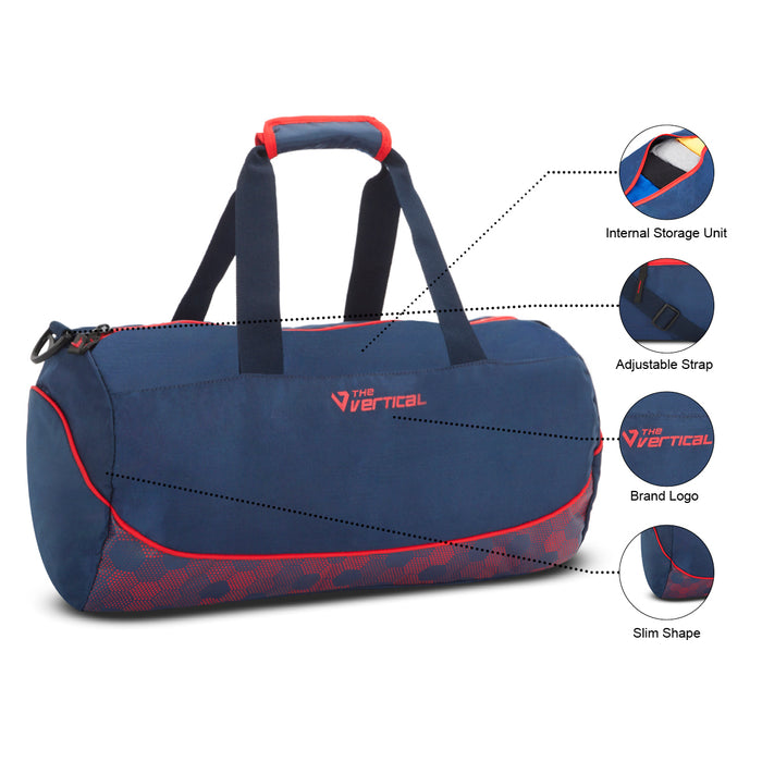The Vertical Impulse Non Wheel Duffel Navy 50 Cm