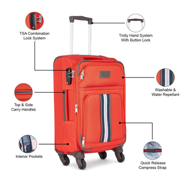 Tommy Hilfiger Dayton Club Soft Luggage Luggage red