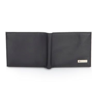 Tommy Hilfiger Ottawa Mens Leather Passcase Wallet Black