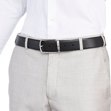 Tommy Hilfiger Oregon Mens Reversible Leather Belt Black + Brown