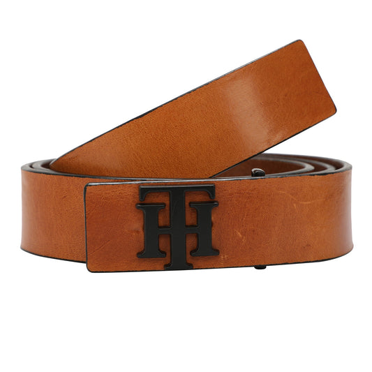 Tommy Hilfiger Herveys Mens Leather Belt Tan Small Size