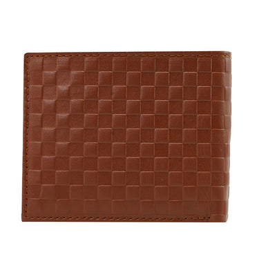 Tommy Hilfiger Castell Men Leather Global Coin Wallet Tan