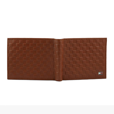 Tommy Hilfiger Castell Men Leather Global Coin Wallet Tan